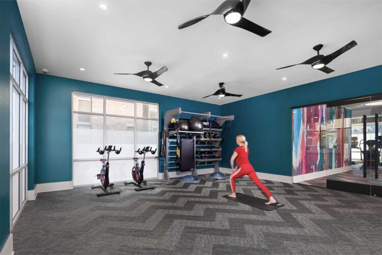 Resident fitness center